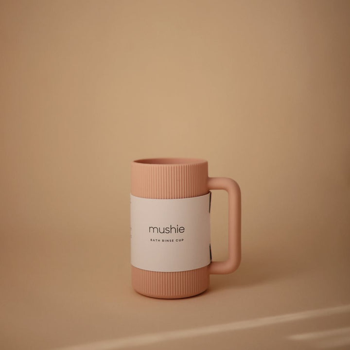 Mushie - Bath Rinse Cup - Blush - Mabel & Fox