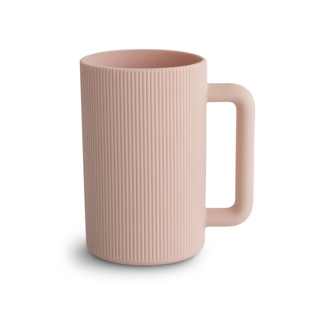 Mushie - Bath Rinse Cup - Blush - Mabel & Fox