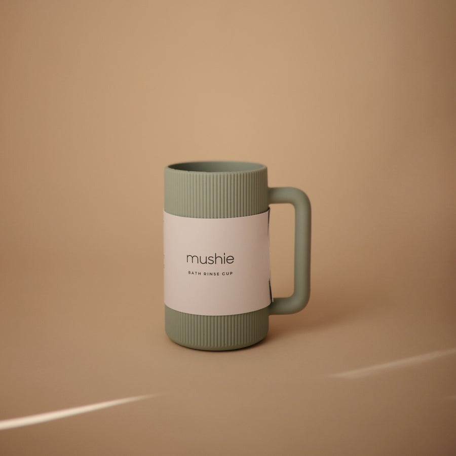 Mushie - Bath Rinse Cup - Cambridge Blue - Mabel & Fox