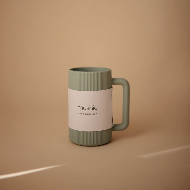 Mushie - Bath Rinse Cup - Cambridge Blue - Mabel & Fox