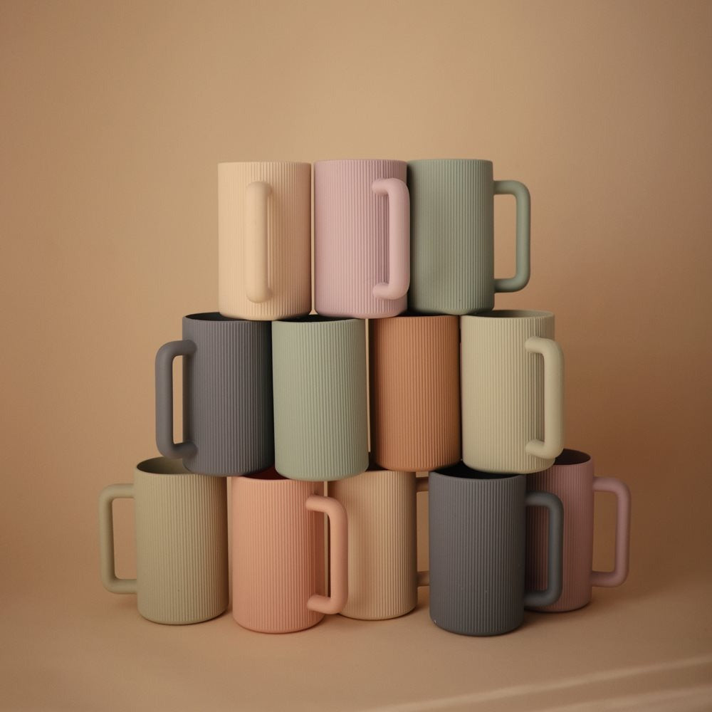 Mushie - Bath Rinse Cup - Shifting Sands - Mabel & Fox