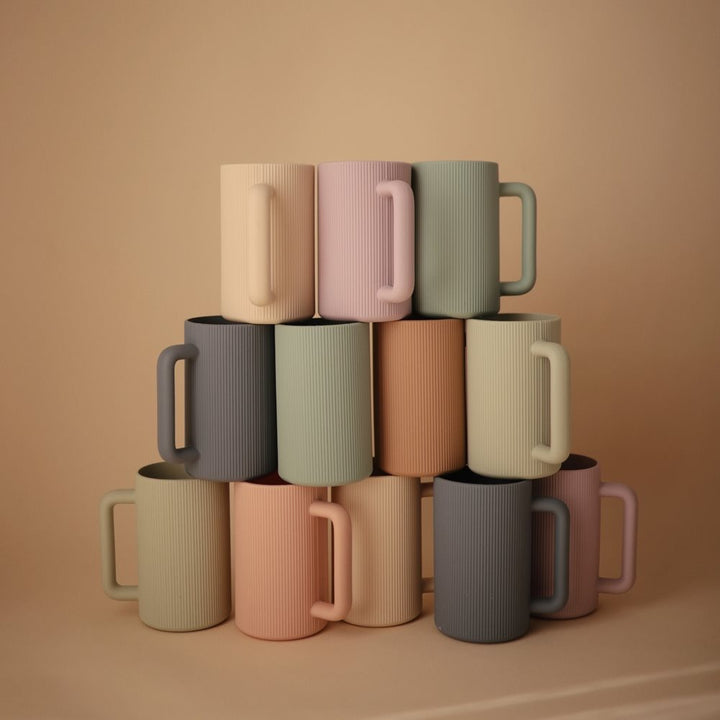 Mushie - Bath Rinse Cup - Shifting Sands - Mabel & Fox