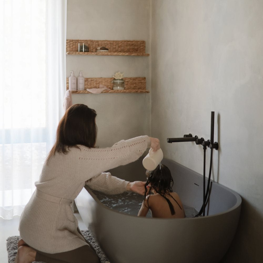 Mushie - Bath Rinse Cup - Shifting Sands - Mabel & Fox