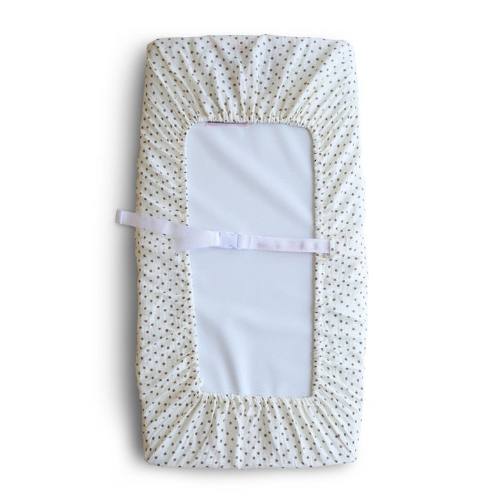 Mushie - Changing Pad Cover - Bloom - Mabel & Fox