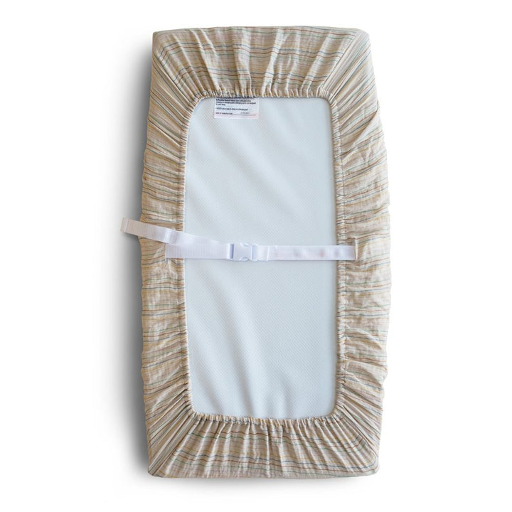 Mushie - Changing Pad Cover - Retro Stripes - Mabel & Fox