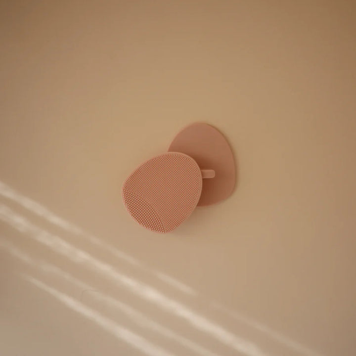 Mushie - Cradle Cap Brush-2 pack Blush/Shifting Sand - Mabel & Fox