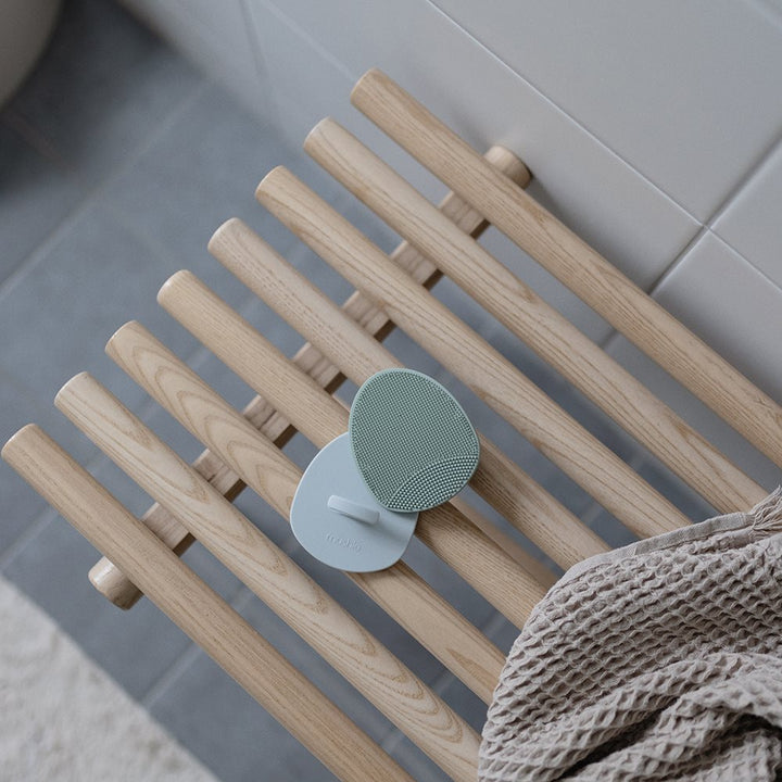 Mushie - Cradle Cap Brush-2 pack Tradewinds/Periwinkle - Mabel & Fox