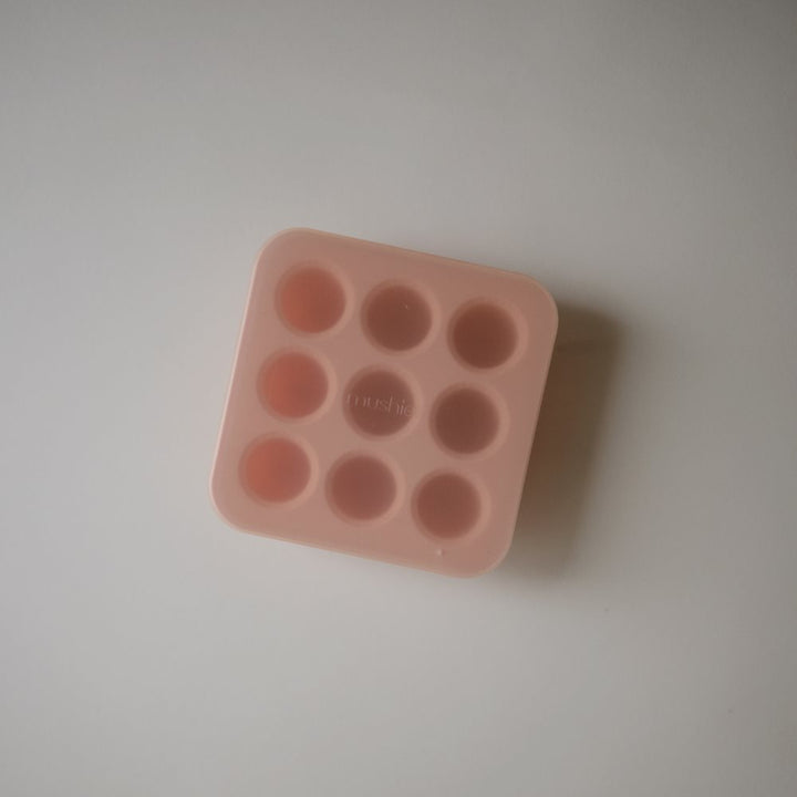 Mushie - Fresh Food Feeder Freezer Tray - Blush - Mabel & Fox