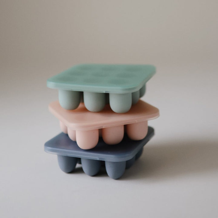 Mushie - Fresh Food Feeder - Freezer Tray - Tradewinds - Mabel & Fox