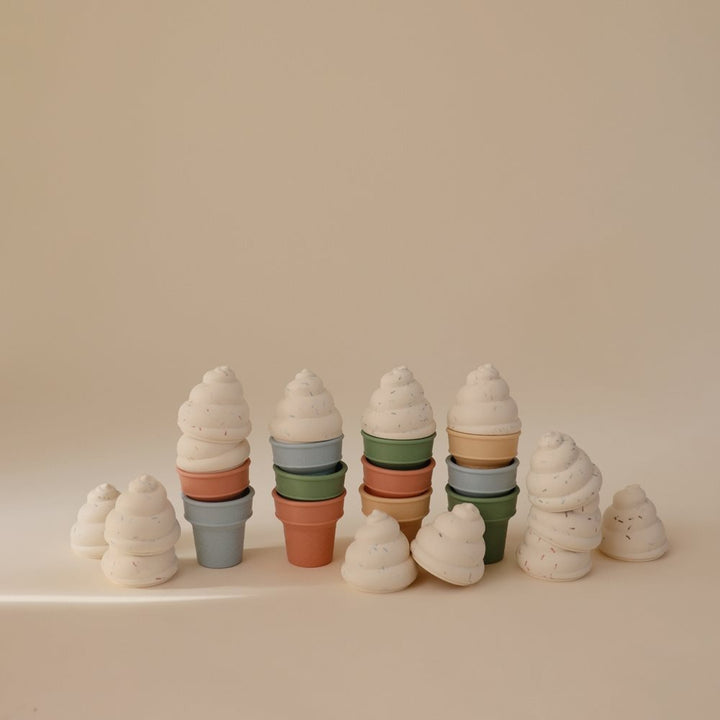 Mushie - Mix & Match Ice Cream Toy - Mabel & Fox