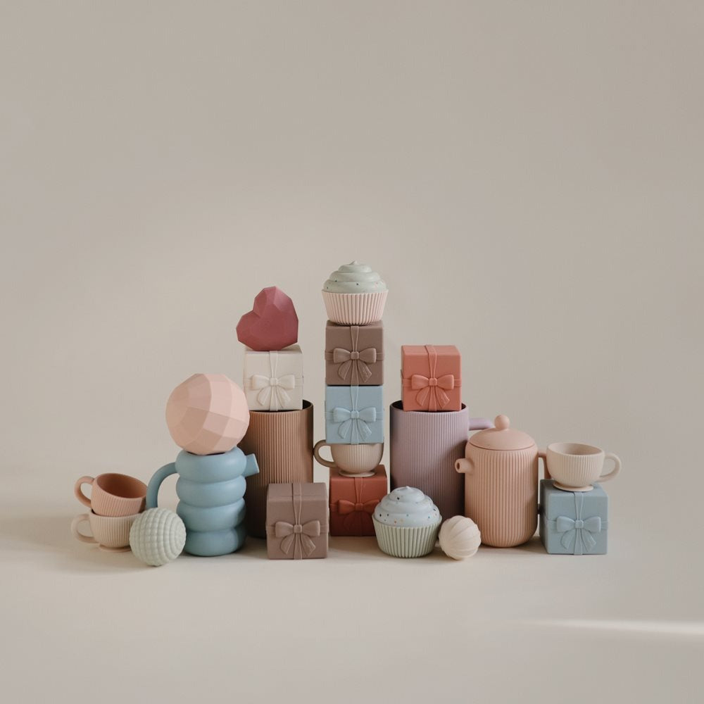Mushie - Mix & Match Present Toy - Mabel & Fox