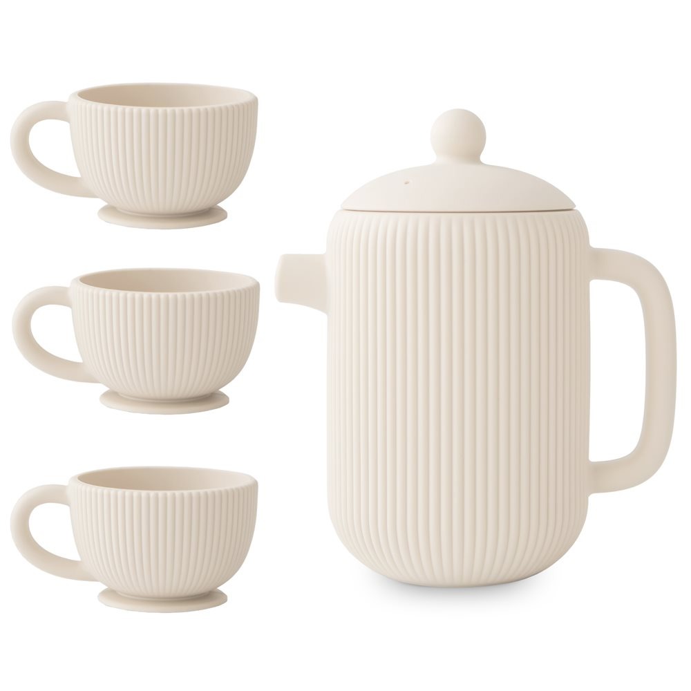 Mushie - Mushie Silicone Tea Play Set - Shifting Sand - Mabel & Fox