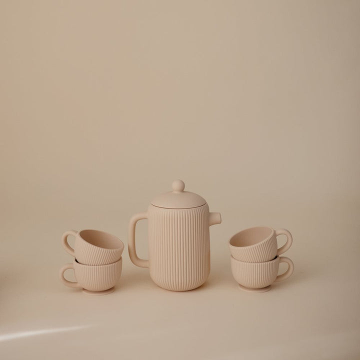 Mushie - Mushie Silicone Tea Play Set - Shifting Sand - Mabel & Fox