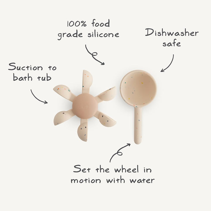 Mushie - Mushie Water Wheel - Bath Toy - Mabel & Fox