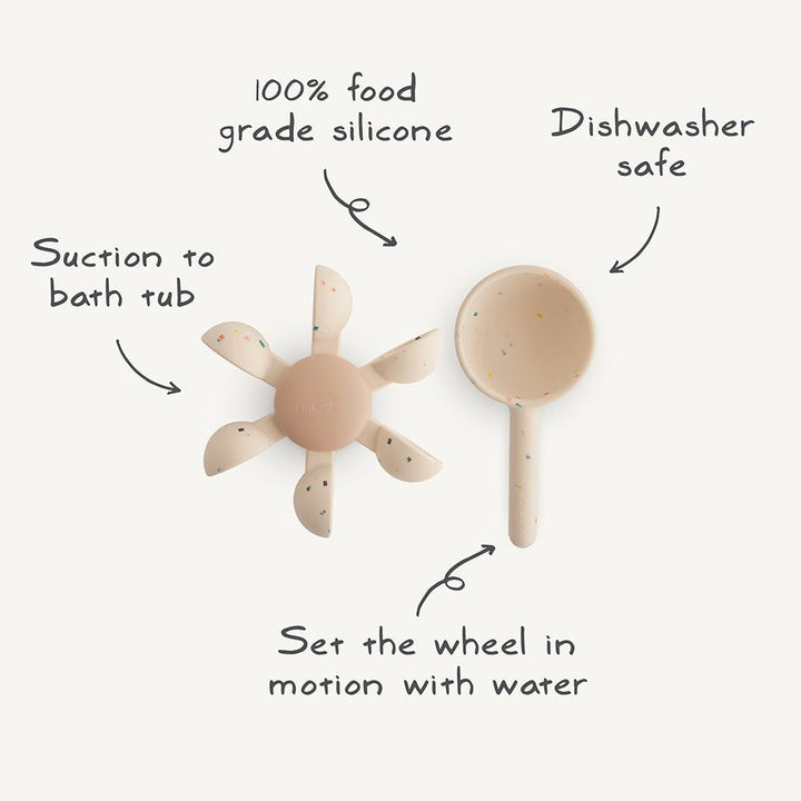 Mushie - Mushie Water Wheel - Bath Toy - Mabel & Fox