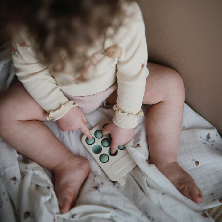 Mushie - Phone Press - Cambridge Blue - Mabel & Fox