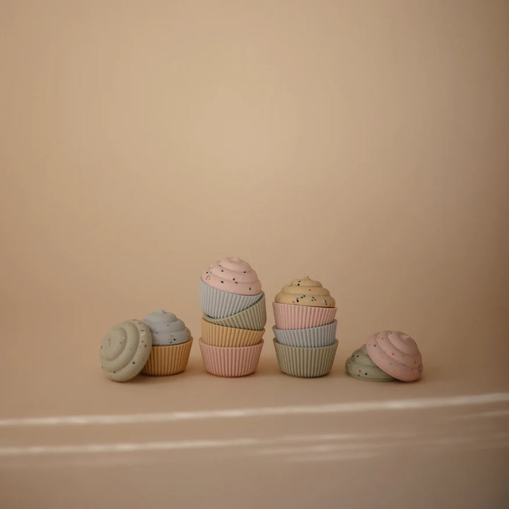 Mushie - Play Set - Cupcake Toy - Mabel & Fox