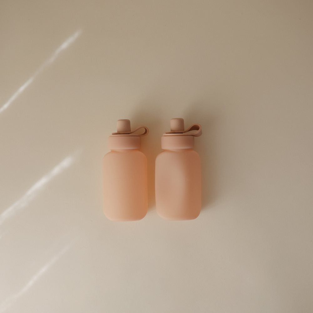 Mushie - Silicone Puree Pouch 2 Pack - Blush - Mabel & Fox