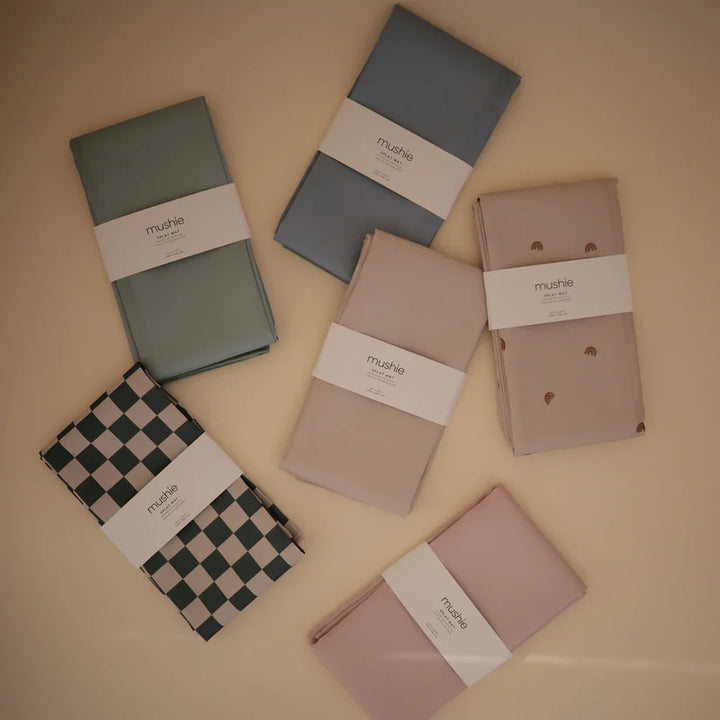 Mushie - Splat Mat - Fog - Mabel & Fox