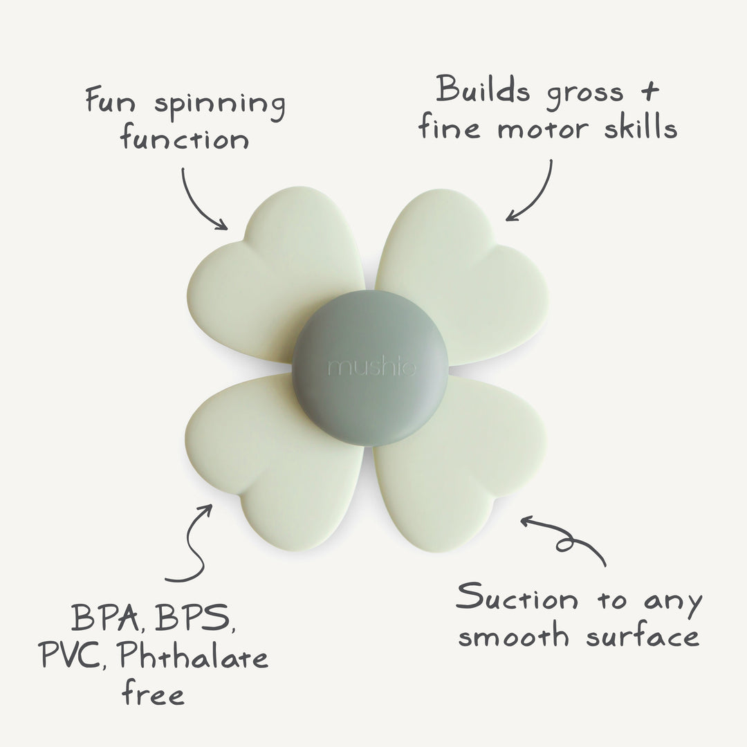 Mushie - Suction Toy - Spinner - Lucky - Mabel & Fox