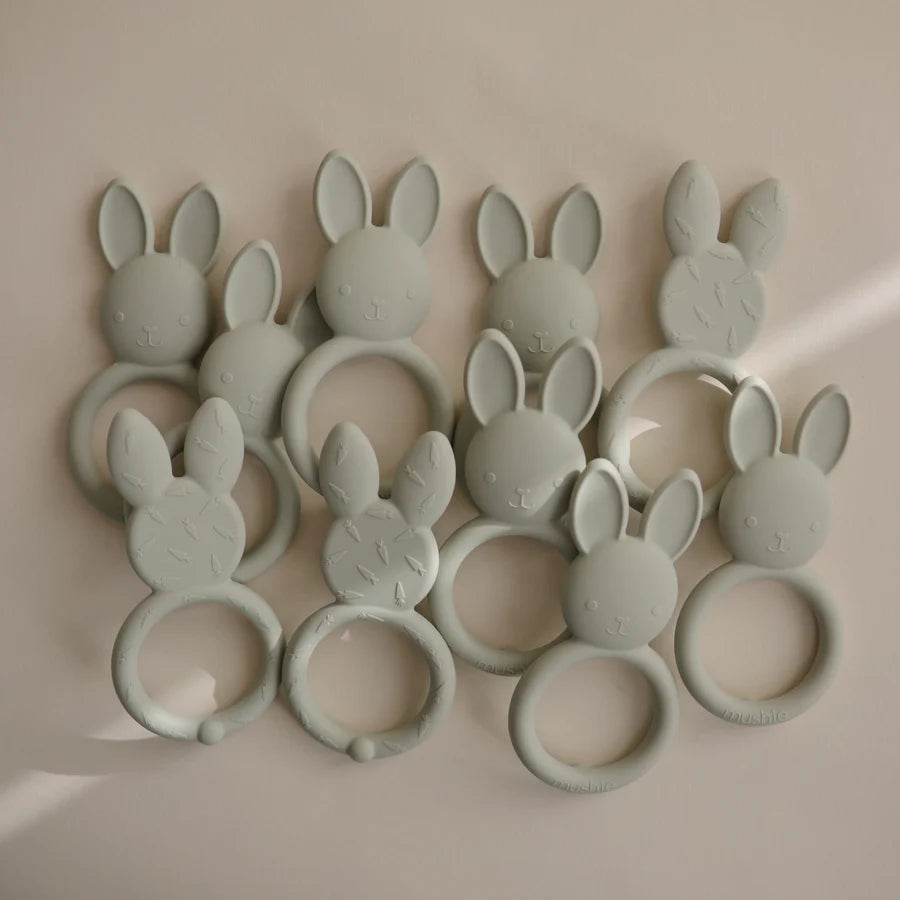 Mushie - Teether - Bunny - Sage - Mabel & Fox