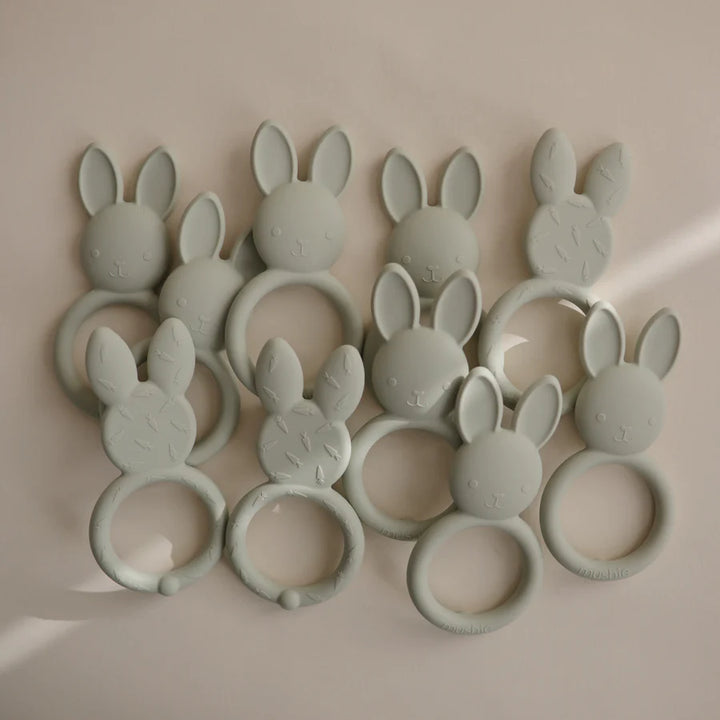 Mushie - Teether - Bunny - Sage - Mabel & Fox