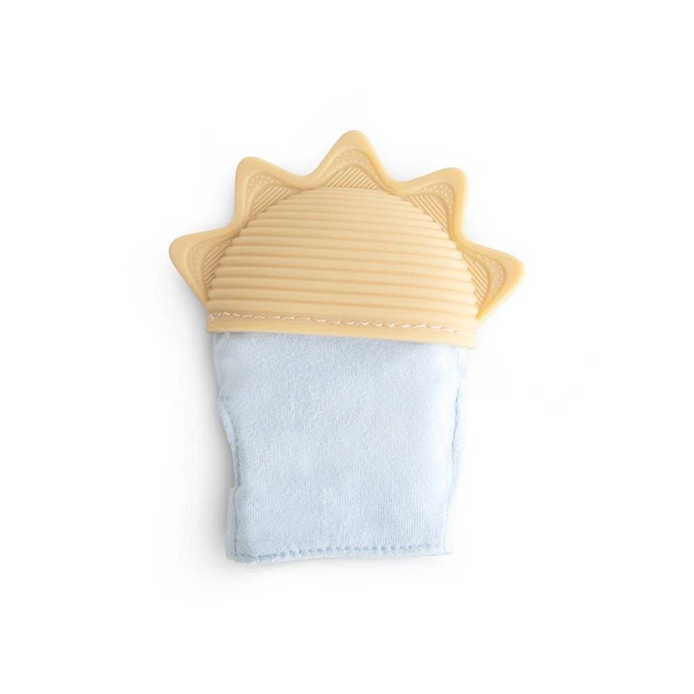Mushie - Teething Mitten - Sun - Mabel & Fox