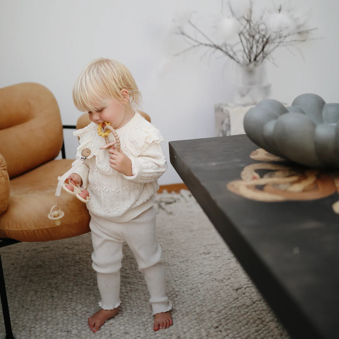 Mushie - Teething Ring - Nature - Mabel & Fox