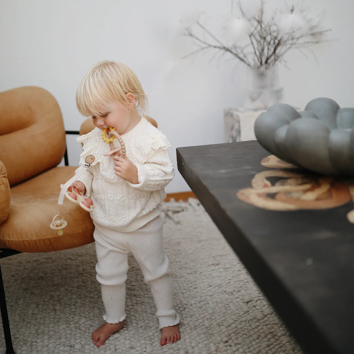 Mushie - Teething Ring - Nature - Mabel & Fox