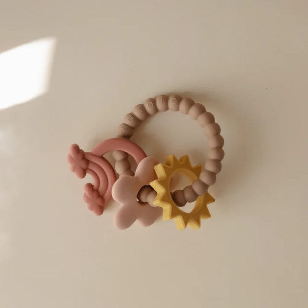 Mushie - Teething Ring - Nature - Mabel & Fox
