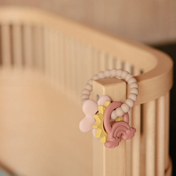 Mushie - Teething Ring - Nature - Mabel & Fox