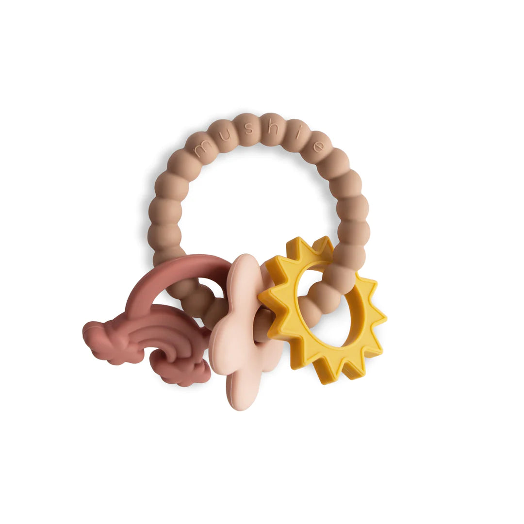 Mushie - Teething Ring - Nature - Mabel & Fox