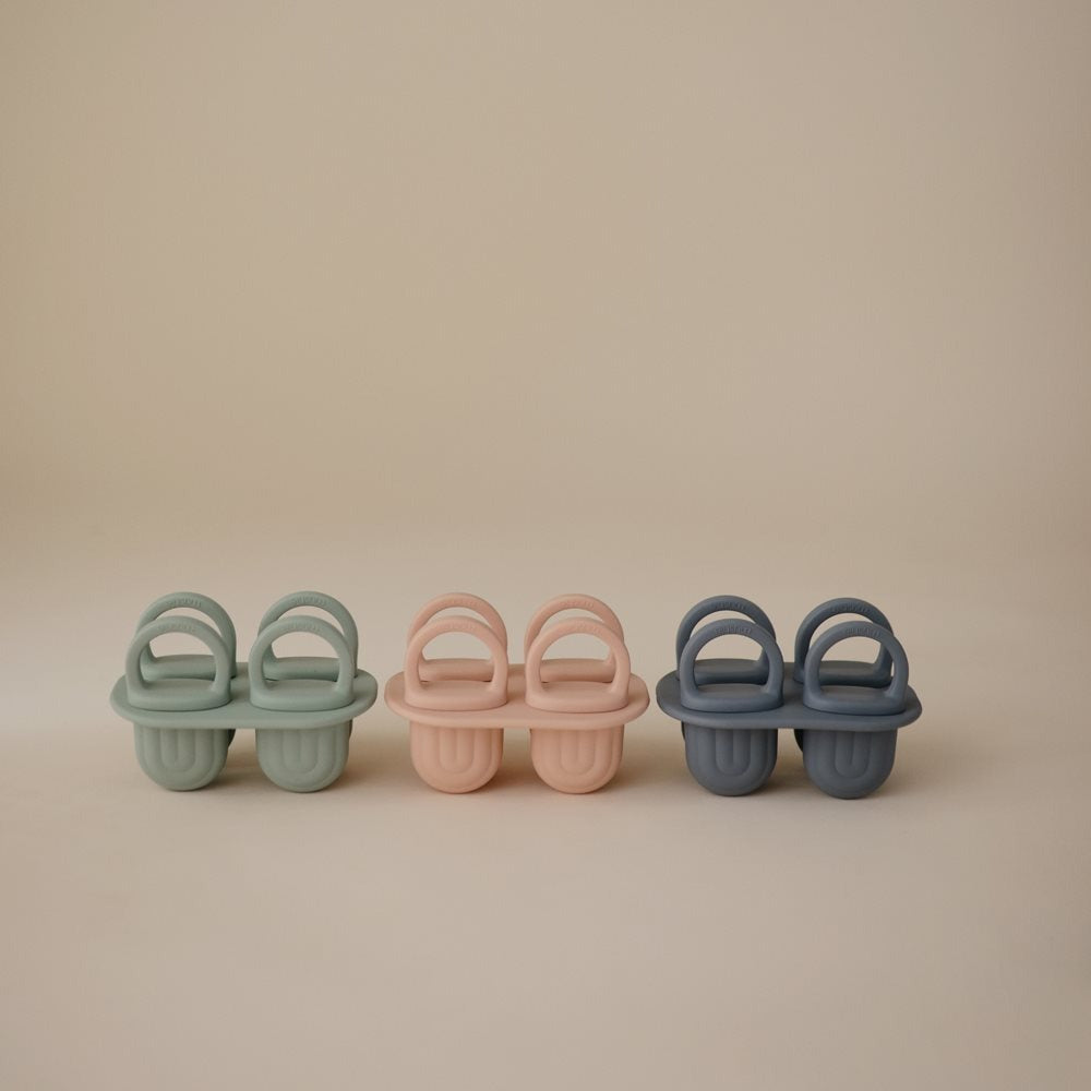 Mushie - Toddler Ice Pop Tray - Blush - Mabel & Fox