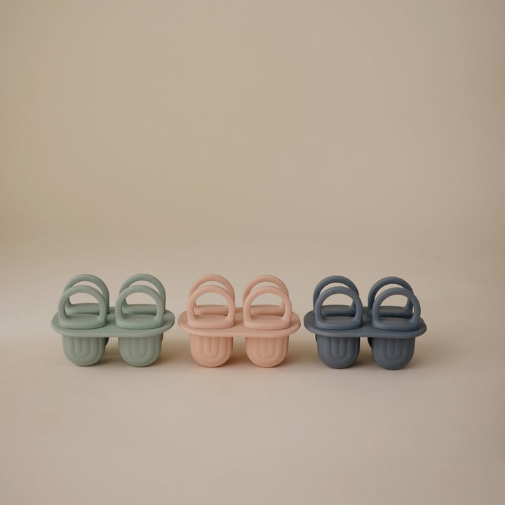 Mushie - Toddler Ice Pop Tray - Blush - Mabel & Fox