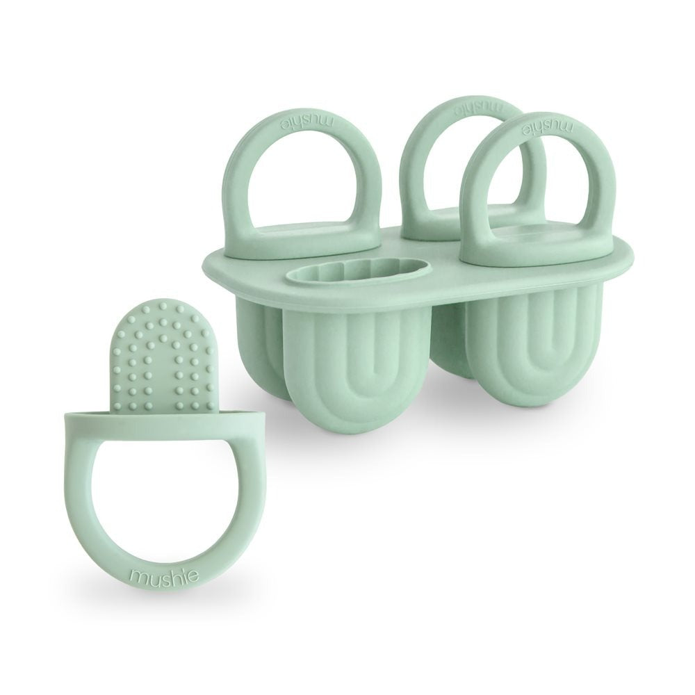 Mushie - Toddler Ice Pop Tray - Cambridge Blue - Mabel & Fox