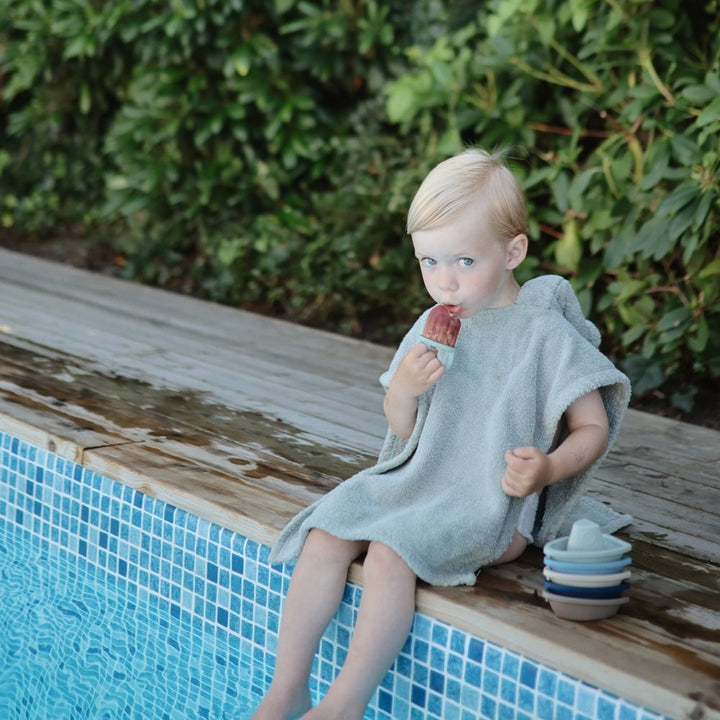 Mushie - Toddler Ice Pop Tray - Cambridge Blue - Mabel & Fox