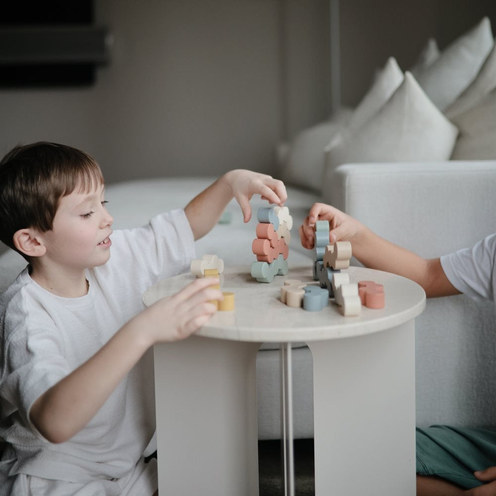 Mushie - Wooden Balance Blocks - Mabel & Fox