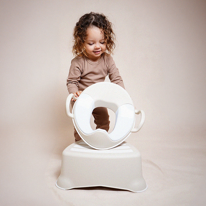My Carry Potty - My Little Step Stool - Natural Beige - Mabel & Fox