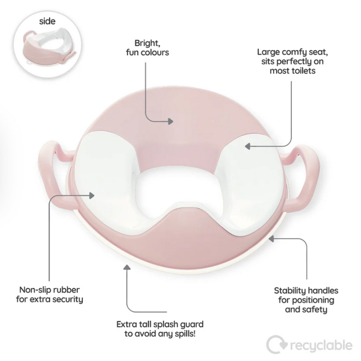 My Carry Potty - My Little Trainer Seat - Blush Pink - Mabel & Fox