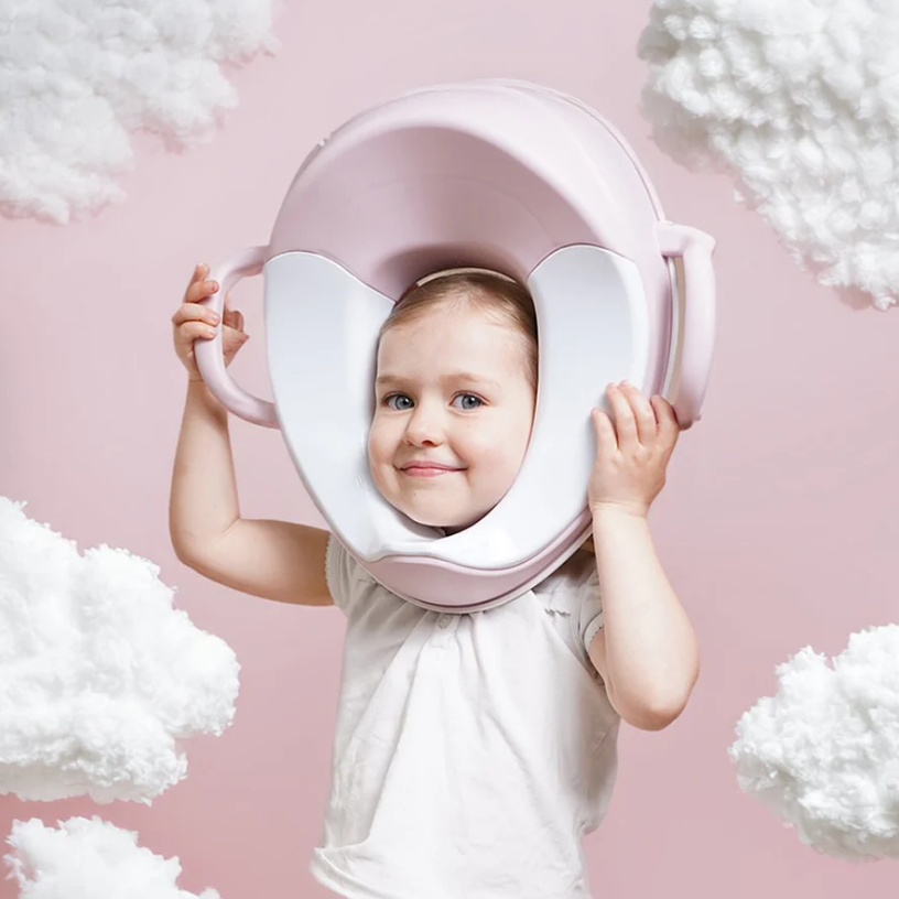 My Carry Potty - My Little Trainer Seat - Blush Pink - Mabel & Fox