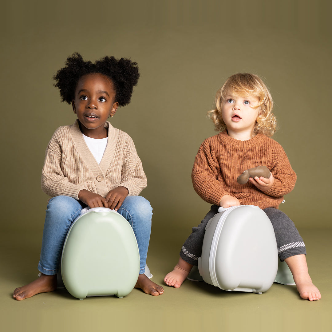My Carry Potty - Pearl Grey - Mabel & Fox