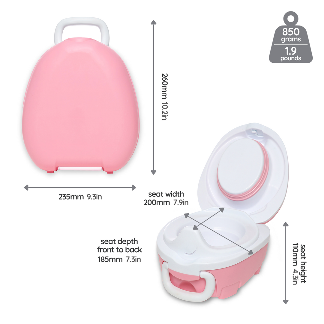 My Carry Potty - Pink Pastel - Mabel & Fox