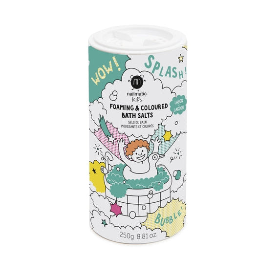 Nailmatic – Foaming Bath Salts – Lagoon - Mabel & Fox