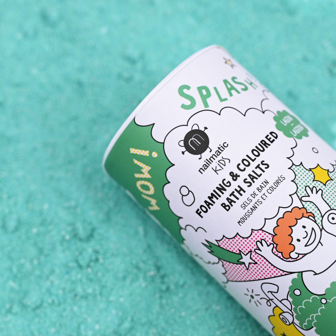 Nailmatic – Foaming Bath Salts – Lagoon - Mabel & Fox