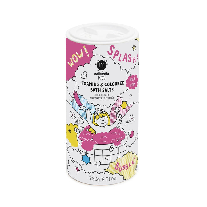 Nailmatic - Foaming Bath Salts - Pink - Mabel & Fox