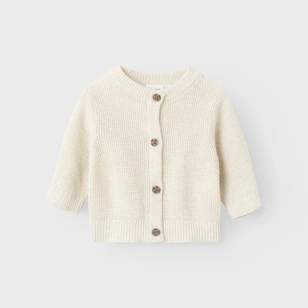 Name It - Knit Cardigan - Cream - Mabel & Fox