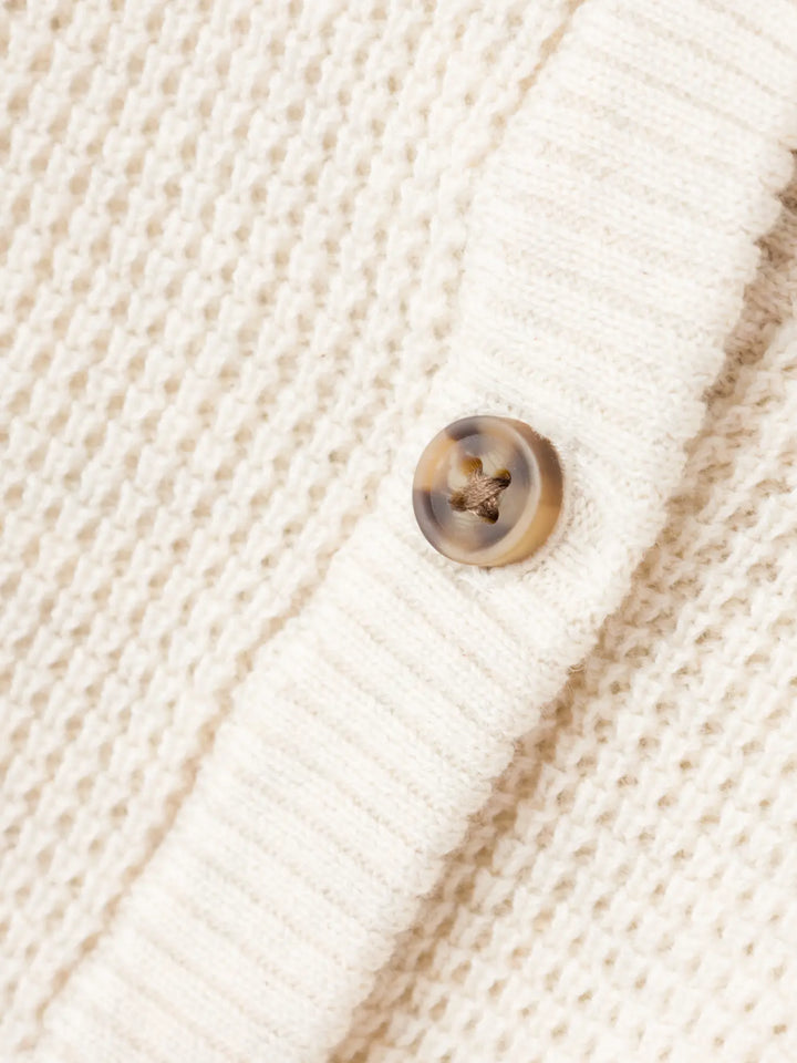 Name It - Knit Cardigan - Cream - Mabel & Fox