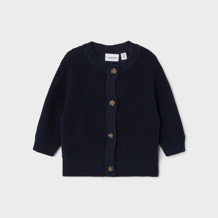 Name It - Knit Cardigan - Navy - Mabel & Fox