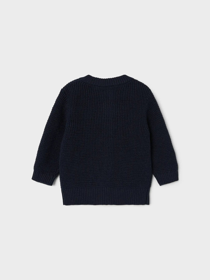 Name It - Knit Cardigan - Navy - Mabel & Fox