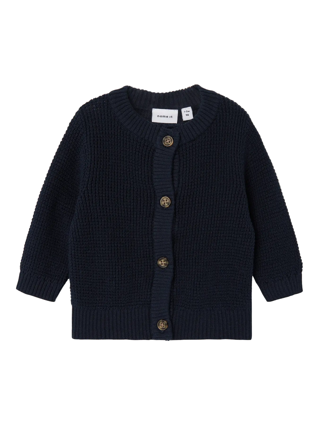 Name It - Knit Cardigan - Navy - Mabel & Fox